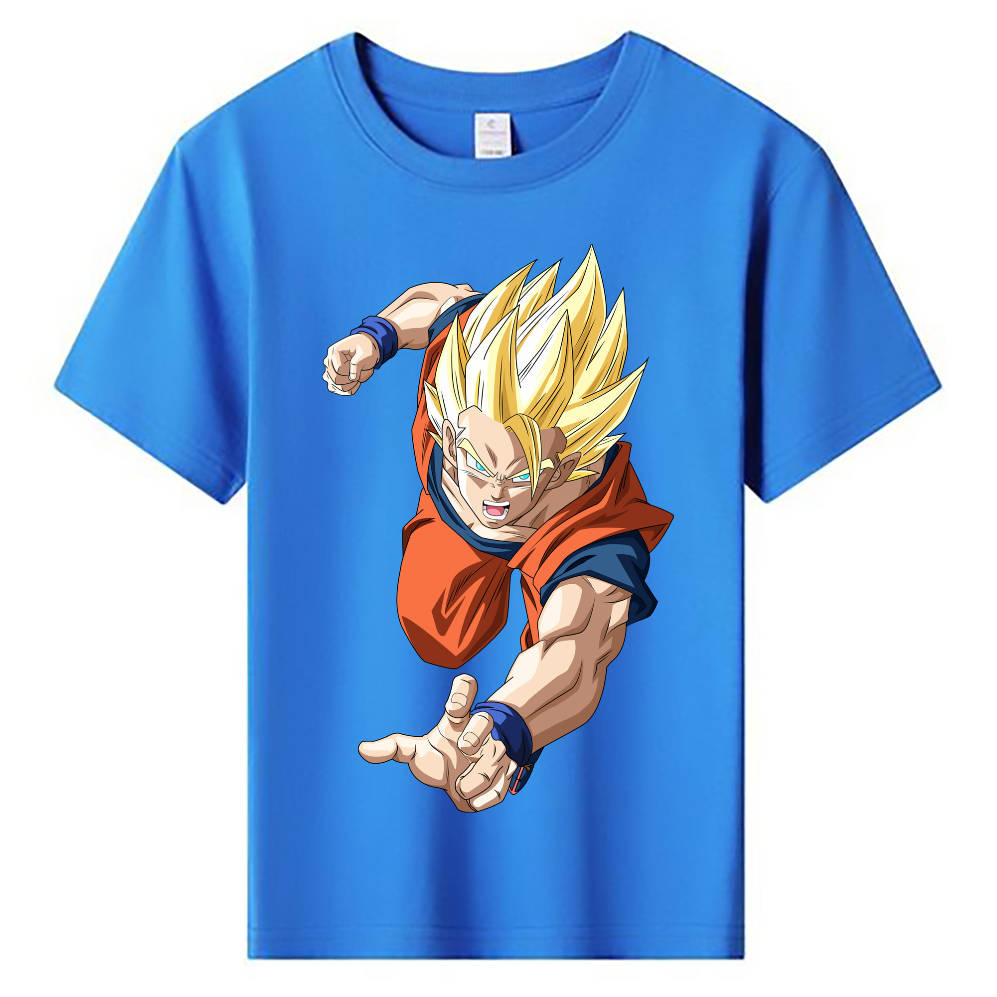 （画像用） ドラゴンボール 孫 悟飯（そんごはん）DRAGON BALL Son Gohan 綿100％キッズTシャツ（フロントプリント）